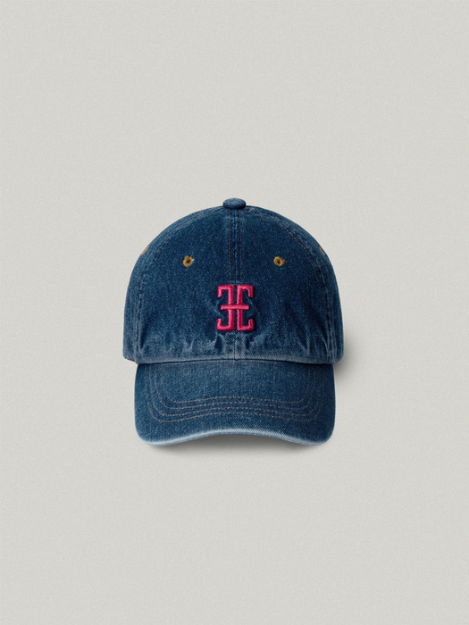 CLASSIC LOGO DENIM BALL CAP [INDIGO BLUE]