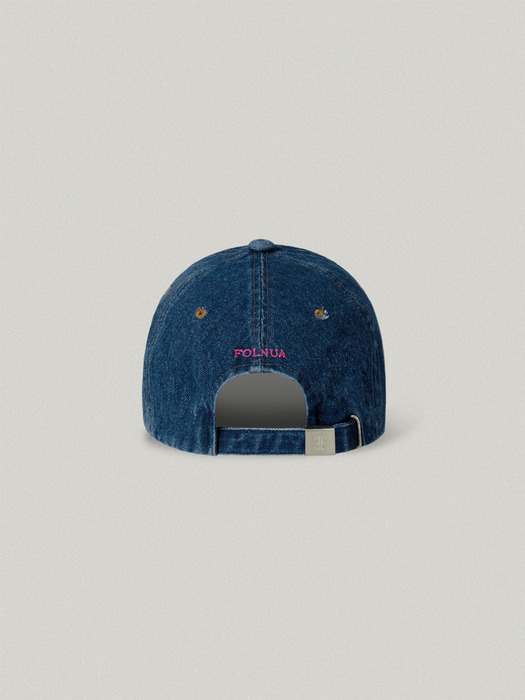 CLASSIC LOGO DENIM BALL CAP [INDIGO BLUE]