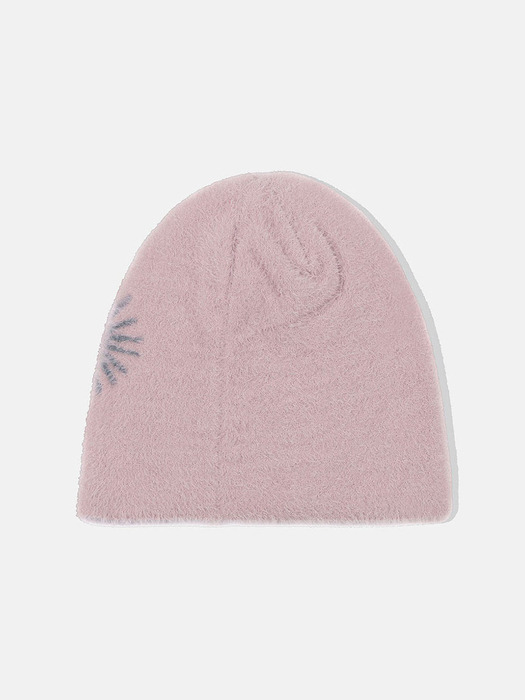 Cali Shaggy Beanie Pink