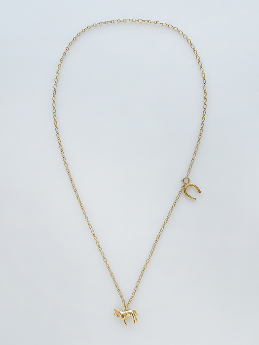 My Horse Twoway Necklace / Gold