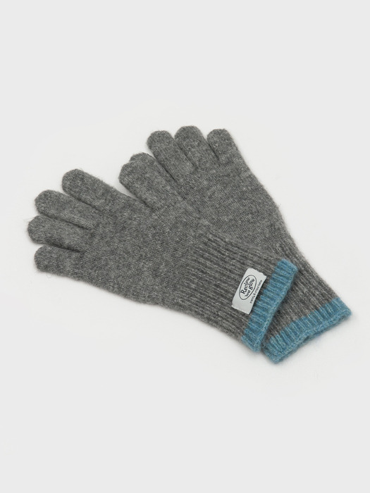 FROZEN MUFFLER GLOVE SET GRAY