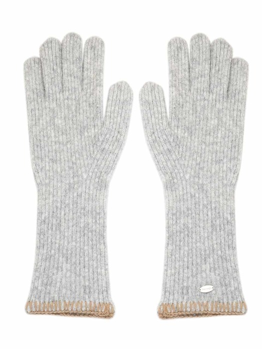 finger hole wool gloves