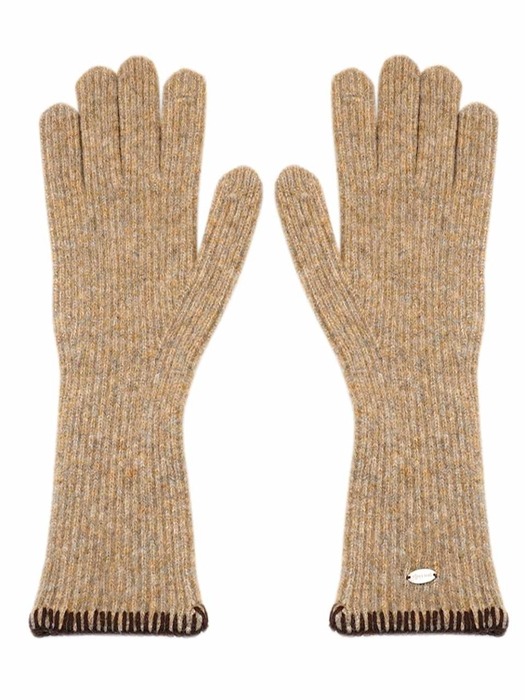 finger hole wool gloves