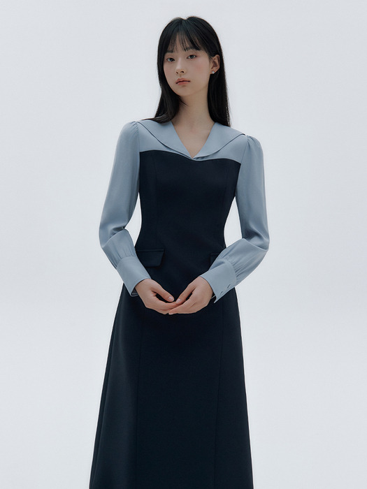 Aella block dress (2colors)