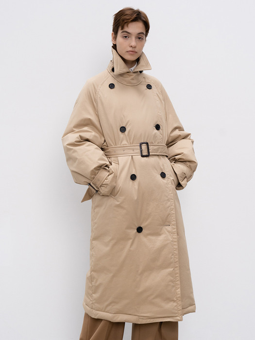 Jain Song Goose Down Trench Coat (JUJC218-70)