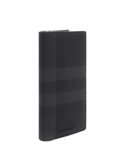 25SS 남성 체크 장지갑 (8070199 CHARCOAL 25S)