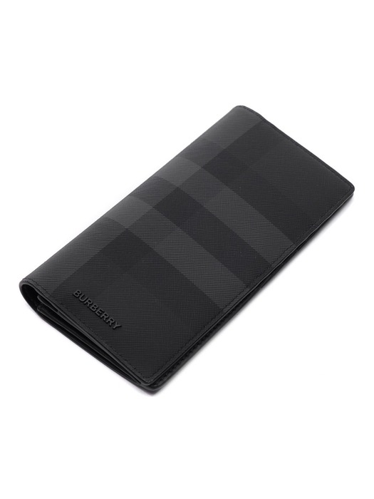 25SS 남성 체크 장지갑 (8070199 CHARCOAL 25S)