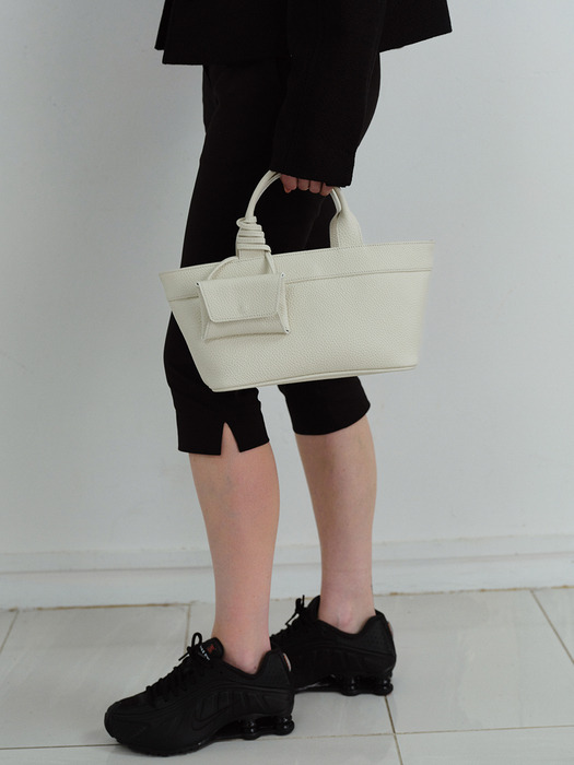 letter mini bag (ivory)