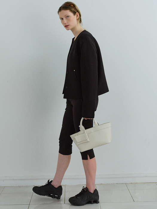 letter mini bag (ivory)