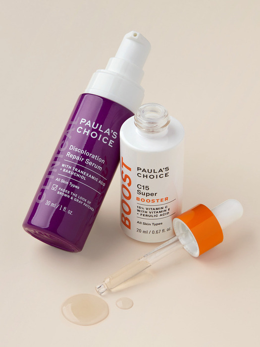 [광채잡티 시너지 듀오] C15 슈퍼 부스터 앰플 20ml + 클리니컬 다크스팟 리페어 세럼 30ml