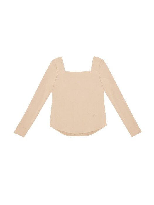 OPEN-BACK SQUARE-NECK TOP (BABY PINK)