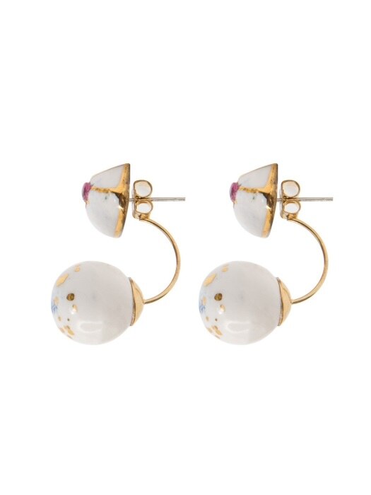 C CLUTCH COLORSTONE EARRING 2 
