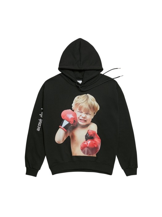 ADLV BABY FACE HOODIE BLACK BOXING