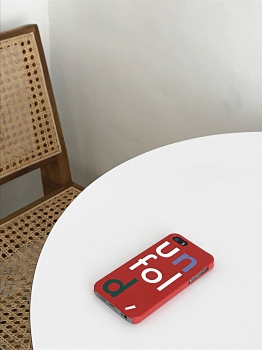 unfold iphone case - red
