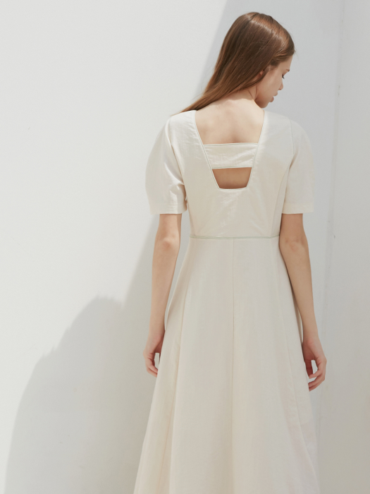 BACKLESS STITCHED OP_CREAM
