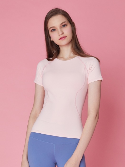 글램 티셔츠 라이트핑크 Light pink