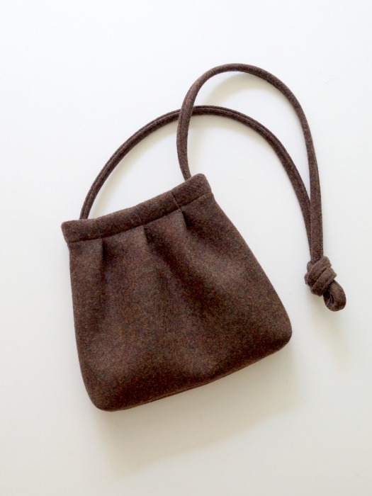 Brown Wool Pottery Bag