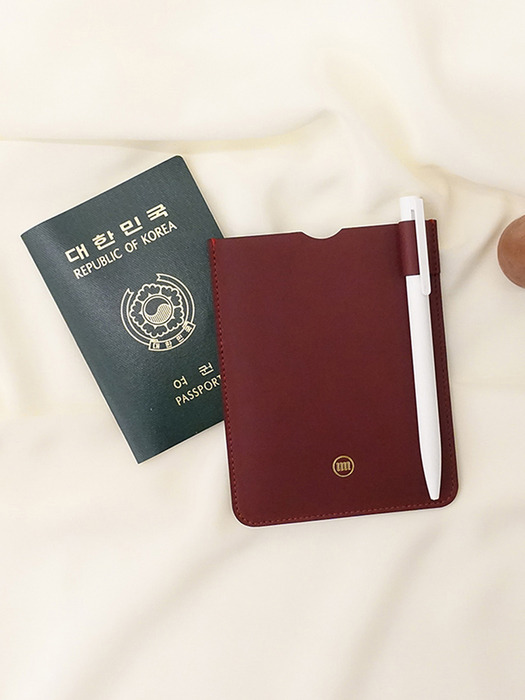 여권케이스_와인