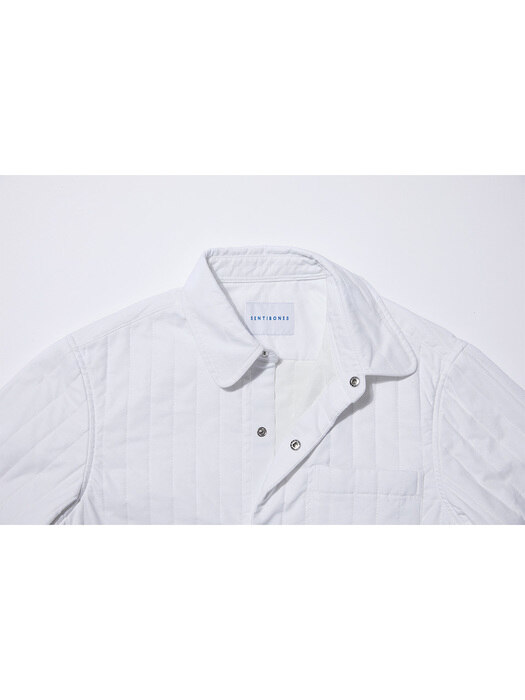 QUILTED SHIRTS WHITE