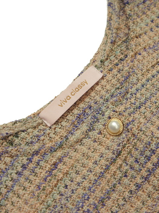 Classy Knit Crop Cardigan [Earth]