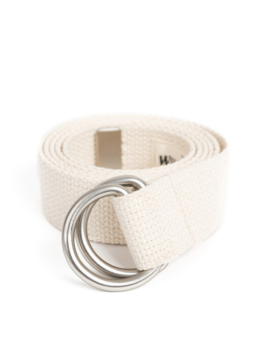 HEAVY WEIGHT SV D-RING BELT (ivory)