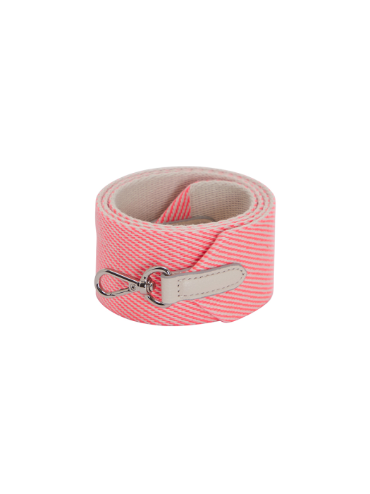 Shoulder Webbing Strap (50mm) Stripe _ Neon pink