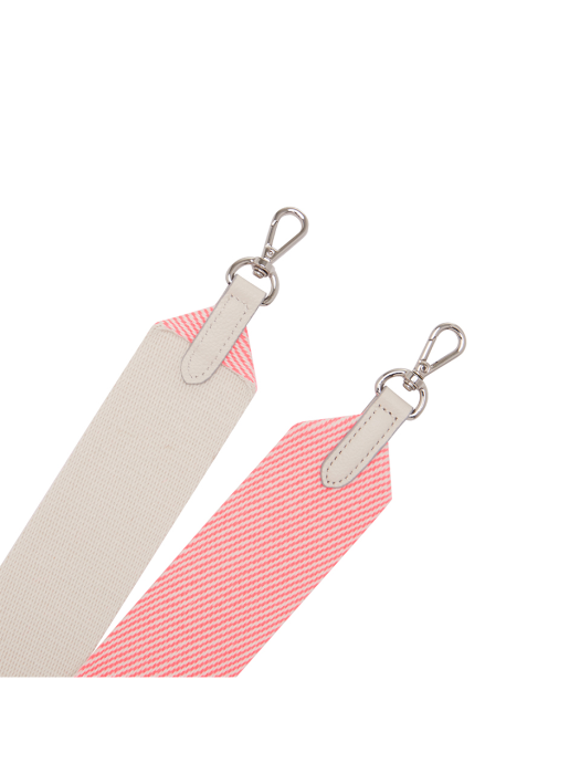 Shoulder Webbing Strap (50mm) Stripe _ Neon pink