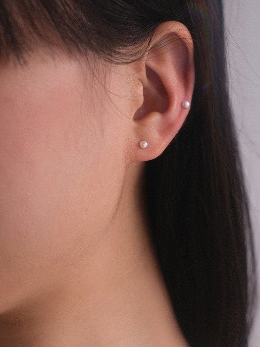 Baby Pearl Earring (silver925)