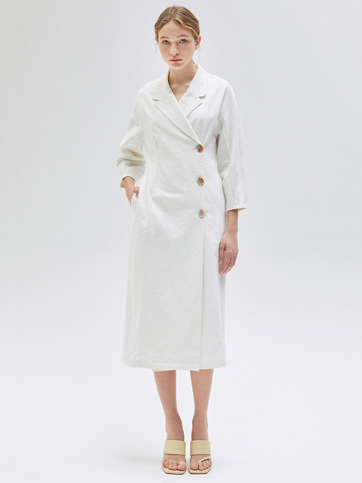 [리퍼브]Linen Jacket Dress_IV