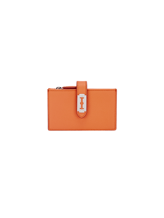 Magpie Accordion Card Wallet (맥파이 아코디언 카드지갑) Neon Orange