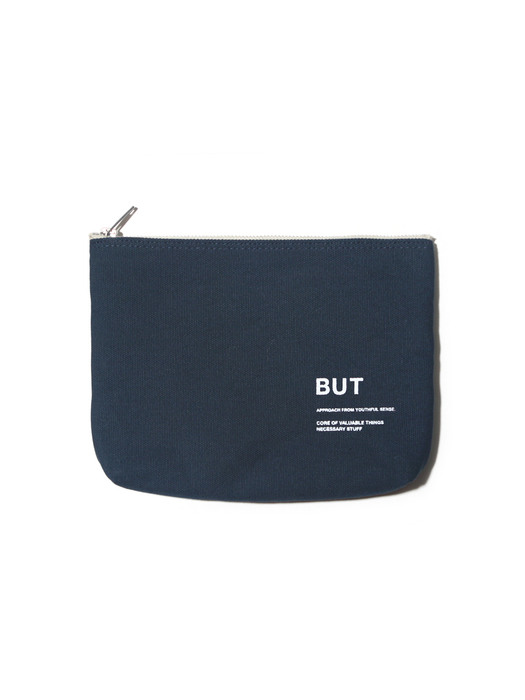 SIGNATURE LOGO POUCH-LIGHT NAVY