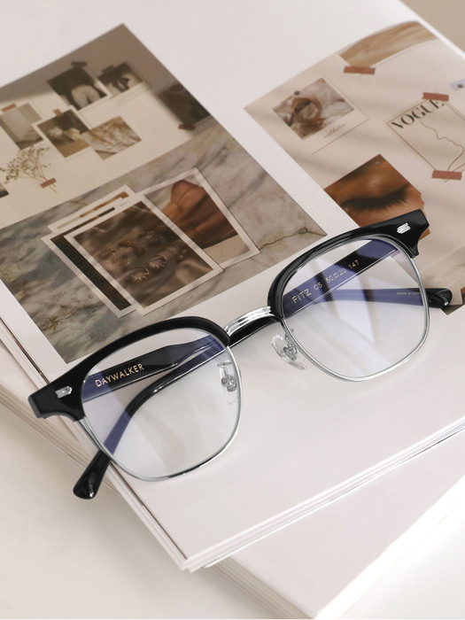 자이스 렌즈 남녀공용 블루라이트차단 안경 블랙 FITZ C5