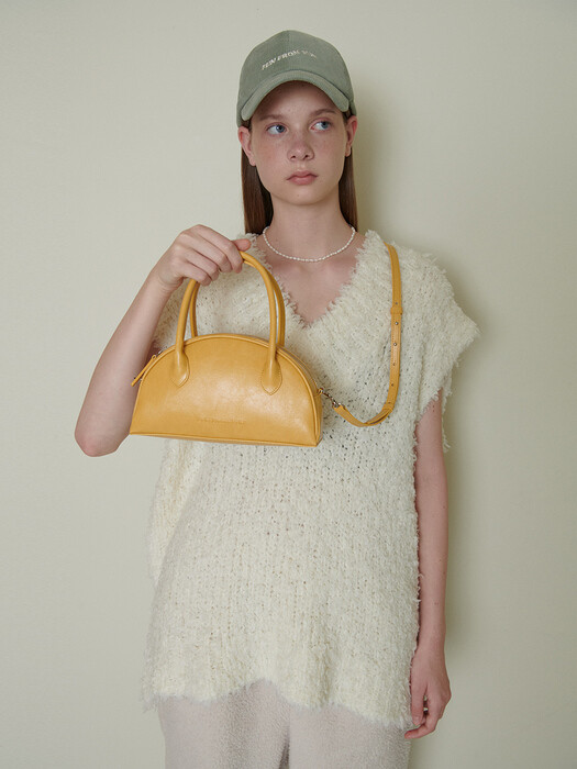 Moon bag_ Mustard yellow