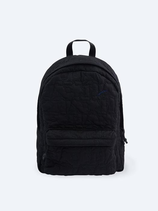 Padded backpack Noir