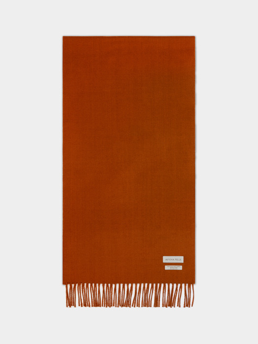 Royal Baby Alpaca Muffler - Burnt Orange