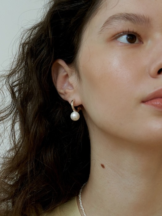 Chic Pearl Ring Earrings
