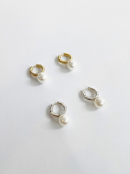 Chic Pearl Ring Earrings
