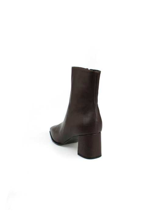 [리퍼브] Basic Square-Toe Ankle Boots(6cm)/B9013/2COLORS