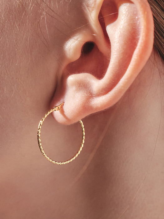 Silver925_Rome Earrings_(M) (Silver,Gold,PinkGold)