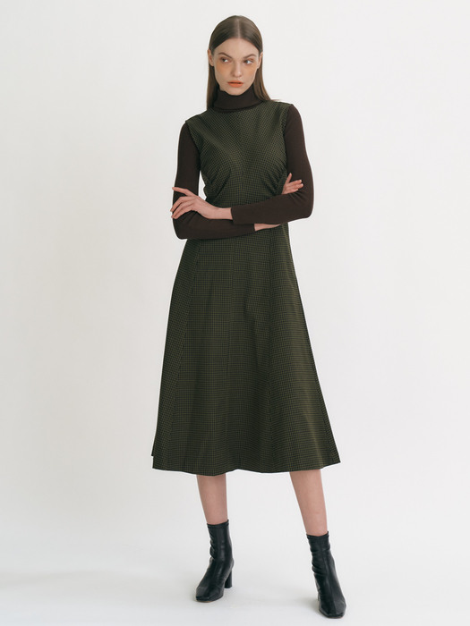 Shirring Roco Dress [Olive]