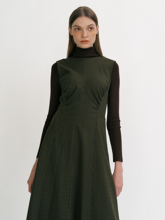 Shirring Roco Dress [Olive]