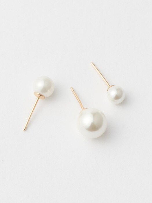 14k Gold Natural Pearl Earring(P)