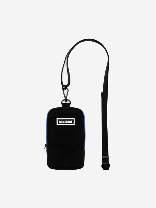 SIGNATURE CROSS POOP BAG-BLACK/BLUE(크로스 풉백)