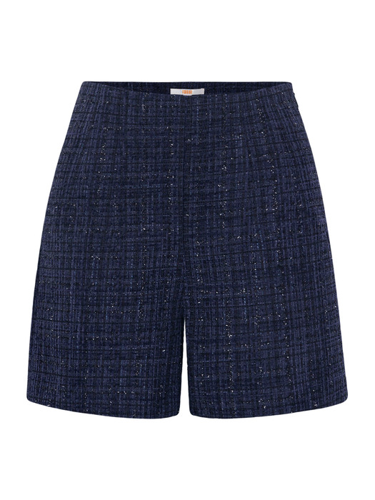 Tweed Bermuda Short Pants [CRYSTAL NAVY]