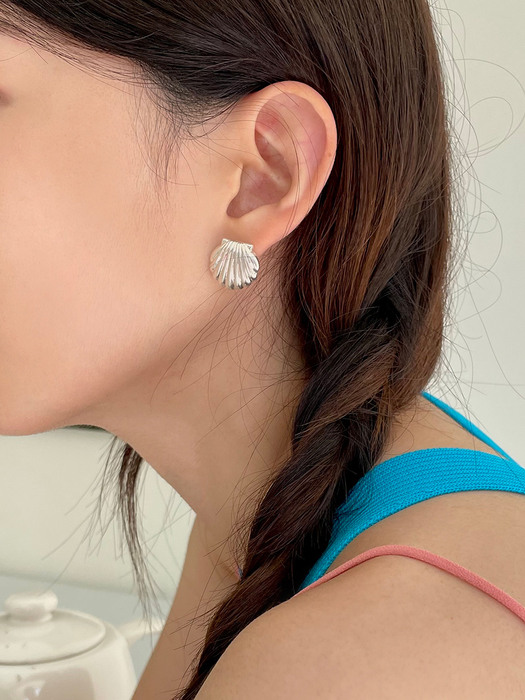 [silver925] shell earring (2color)