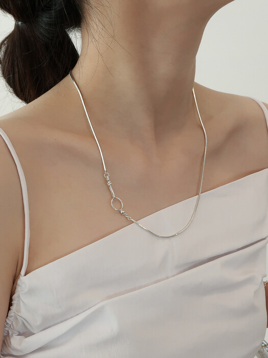 Square snake chain Necklace