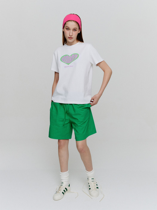 Cotton Banding Shorts 001 Green