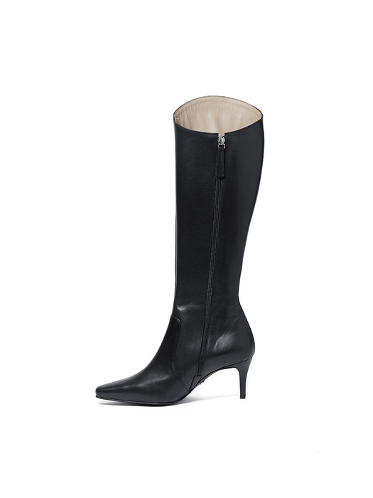 The Glossy Long Boots_Matte Black