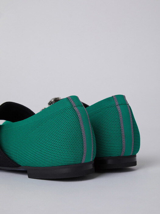 [SB X NODO KNITS] Jewelry e-band knit flat(green)_DG1DA22602GRN