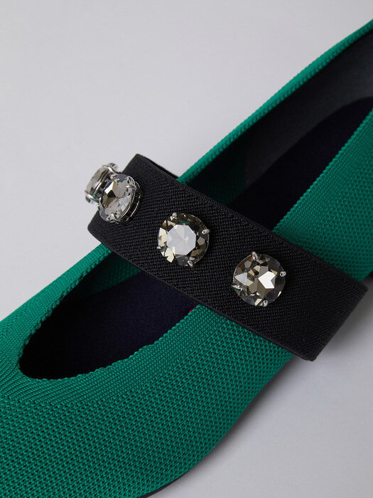 [SB X NODO KNITS] Jewelry e-band knit flat(green)_DG1DA22602GRN